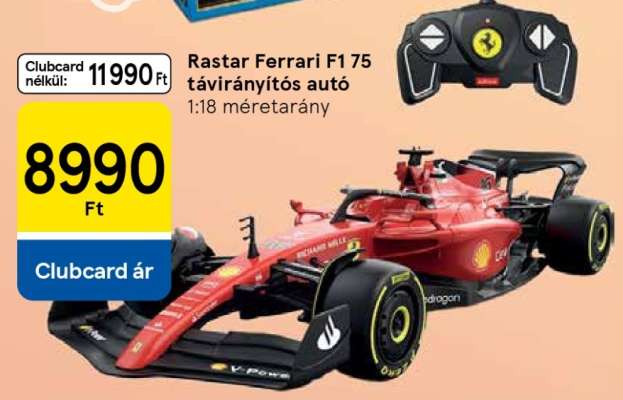 Rastar Ferrari F1 75 távirányítós autó