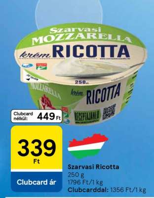 SZARVASI Ricotta