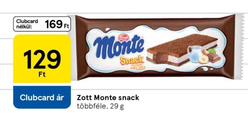 ZOTT Monte snack