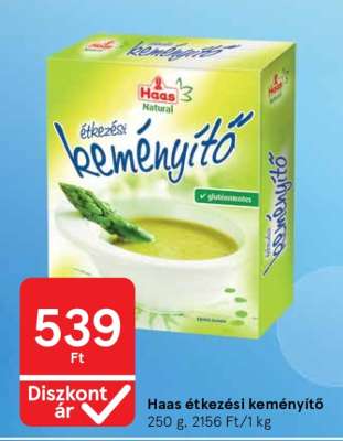Haas étkezési keményítő