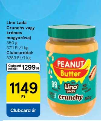 Lino Lada Crunchy vagy krémes mogyoróvaj