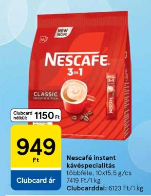 Nescafé instant kávéspecialitás