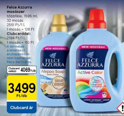 Felce Azzurra mosószer