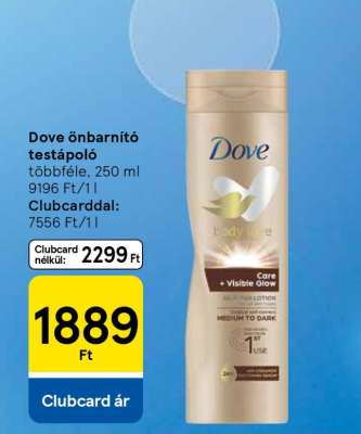 Dove Önbarnító Testápoló