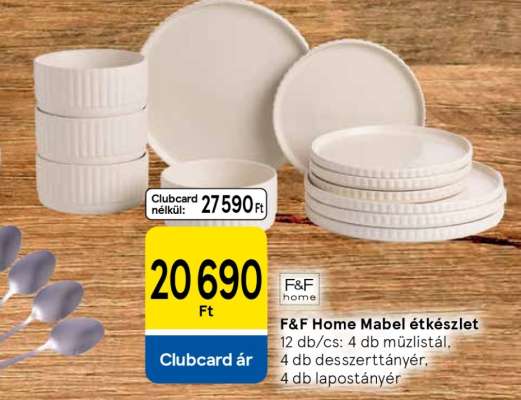 F&F Home Mabel étkészlet