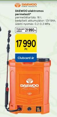 Daewoo elektromos permetező