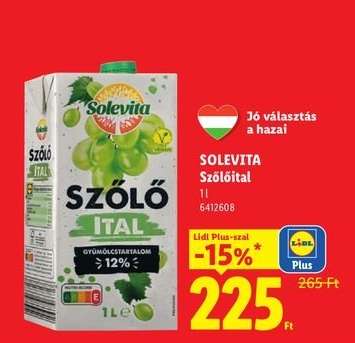 Solevita Szőlőital