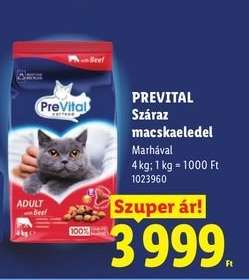 PREVITAL Száraz macskaeledel
