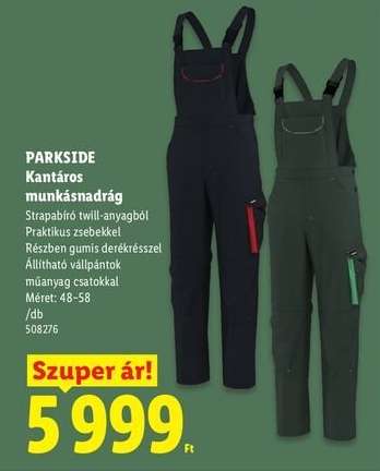 PARKSIDE Kantáros munkásnadrág