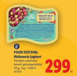 FOOD FESTIVAL Kétkamrás joghurt