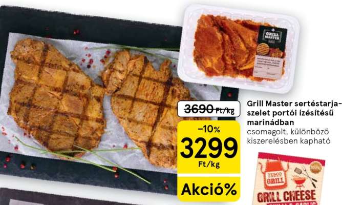 Grill Master sertéstarja-szelet portói ízesítésű marinádban