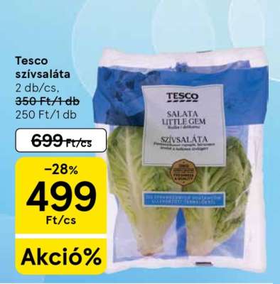 Tesco szívsaláta
