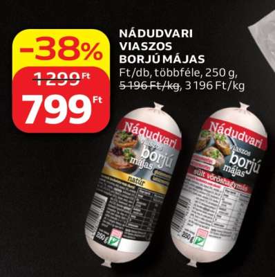 Nádudvari viaszos borjú májas