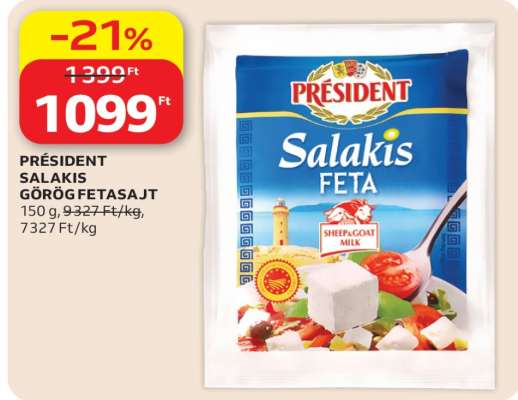PRÉSIDENT SALAKIS GÖRÖG FETASAJT