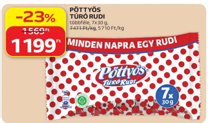 PÖTTYÖS Túró Rudi