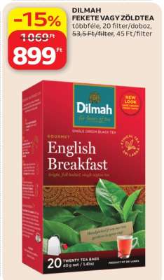 DILMAH FEKETE VAGY ZÖLDTEA
