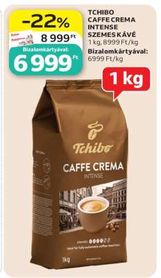 TCHIBO CAFFE CREMA INTENSE SZEMES KÁVÉ