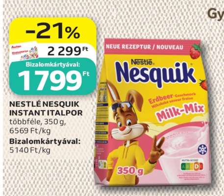 NESTLÉ NESQUIK INSTANT ITALPOR