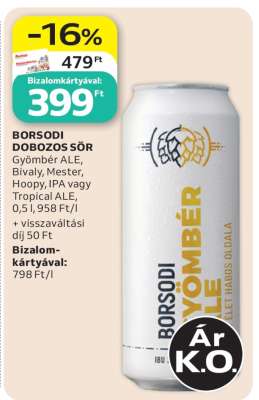 Borsodi Dobozos Sör
