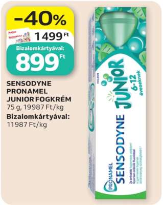 SENSODYNE PRONAMEL JUNIOR FOGKRÉM