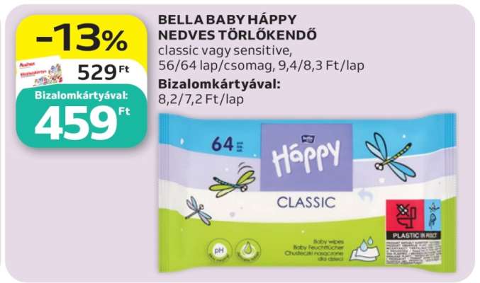 BELLA BABY HAPPY NEDVES TÖRLŐKENDŐ