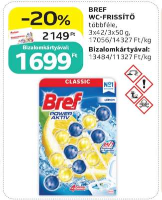 Bref WC-Frissítő