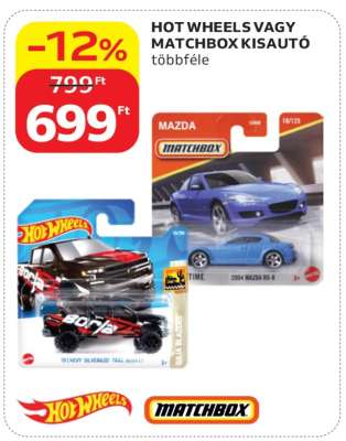 HOT WHEELS VAGY MATCHBOX KISAUTÓ