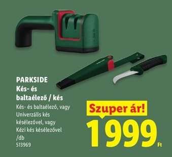 Parkside Kés- és baltáélező / kés