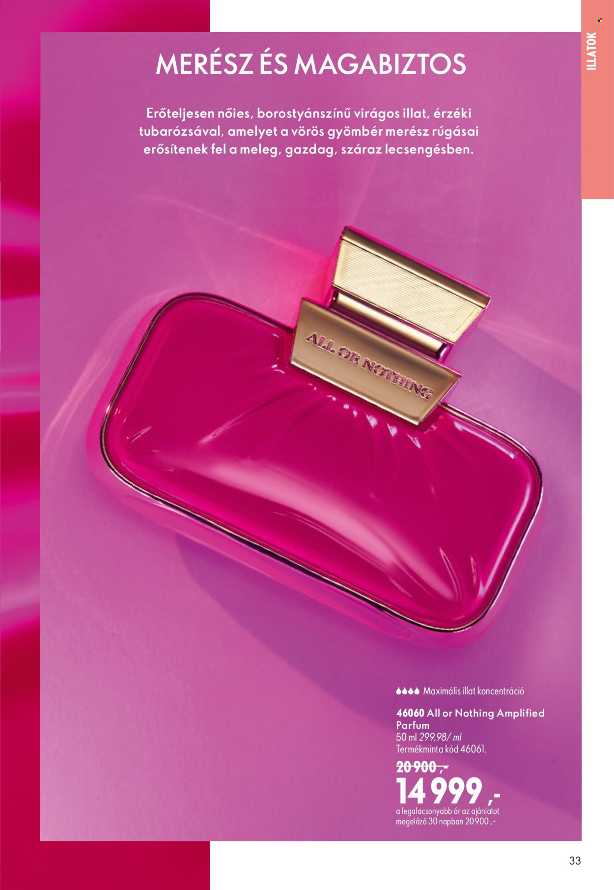 Oriflame akciós újság érvényes:  - 2026.08.19 - 2026.09.08. 33. oldal Oldal 33