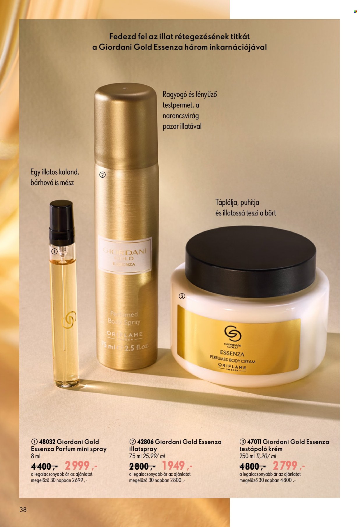 Oriflame akciós újság érvényes:  - 2026.08.19 - 2026.09.08. 38. oldal Oldal 38