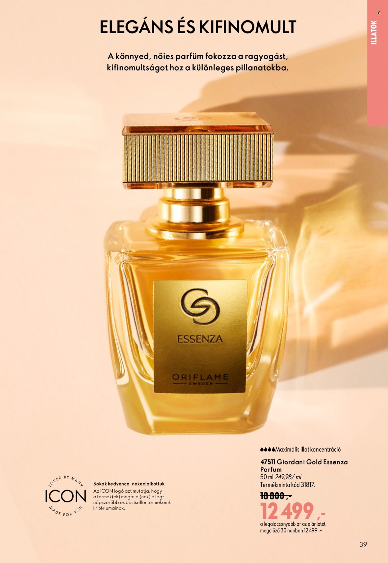 Oriflame akciós újság érvényes:  - 2026.08.19 - 2026.09.08. 39. oldal Oldal 39