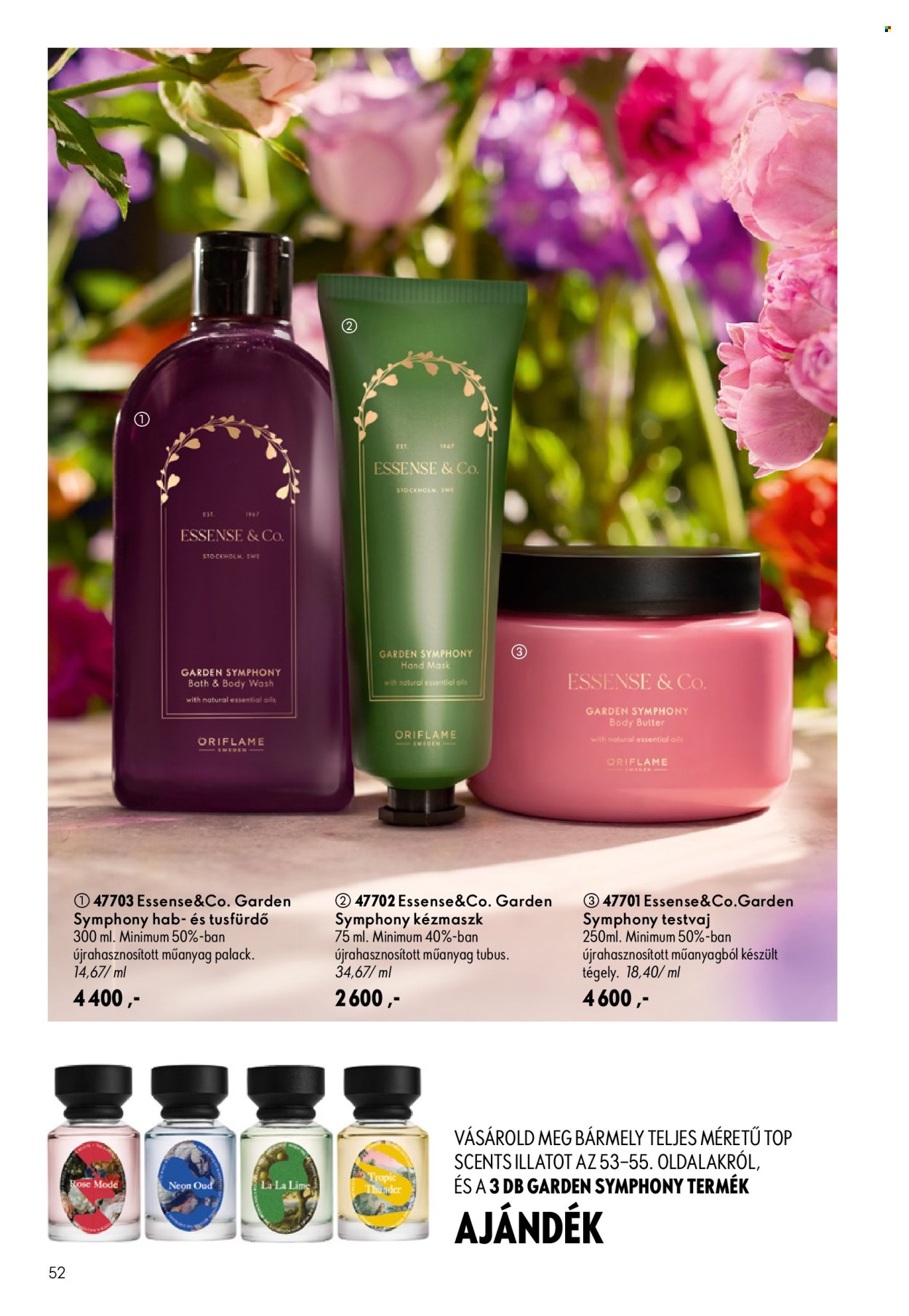 Oriflame akciós újság érvényes:  - 2026.08.19 - 2026.09.08. 52. oldal Oldal 52