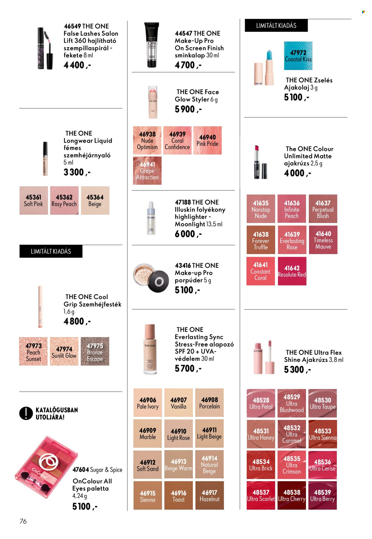 Oriflame akciós újság érvényes:  - 2026.08.19 - 2026.09.08. 76. oldal Oldal 76