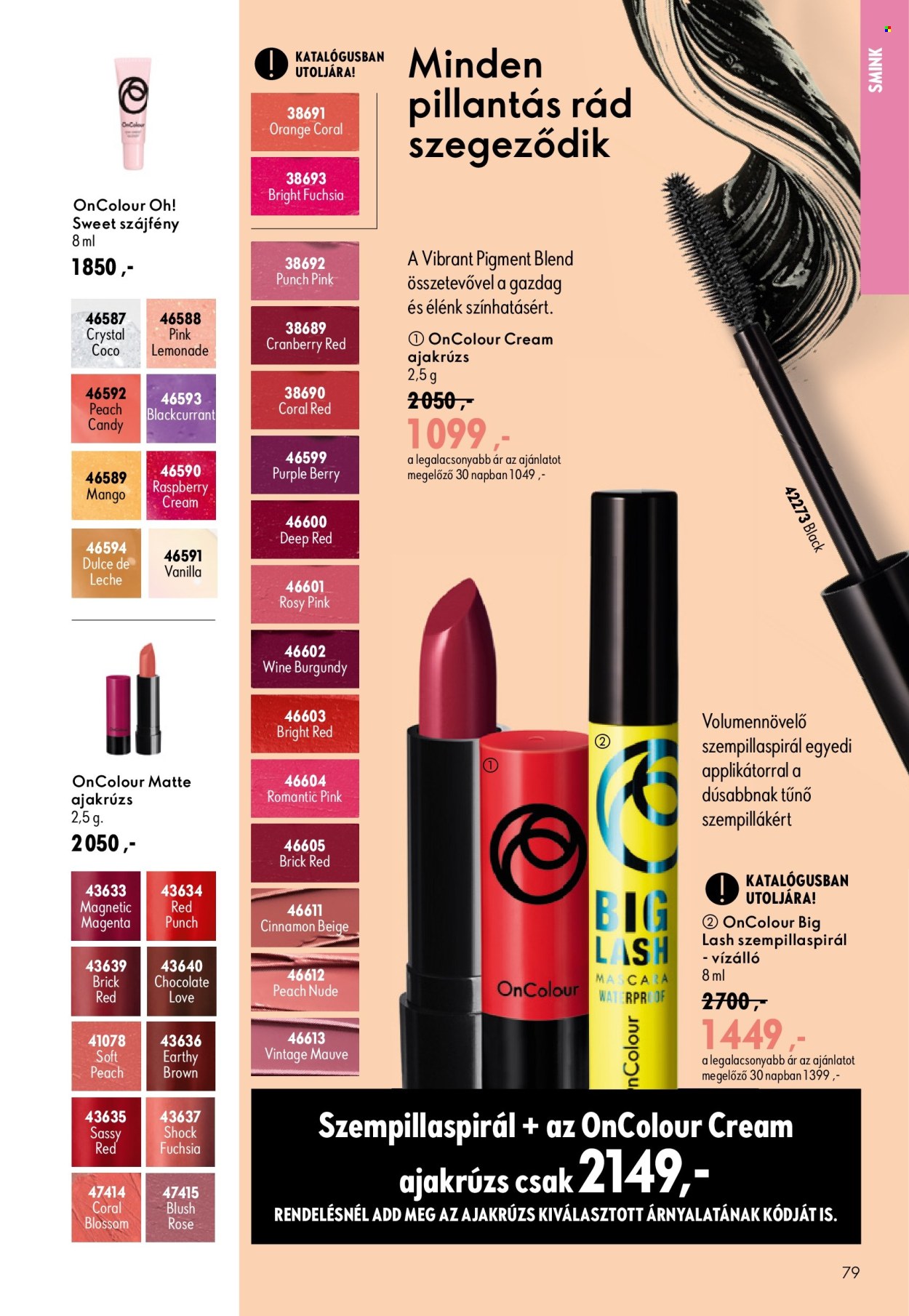 Oriflame akciós újság érvényes:  - 2026.08.19 - 2026.09.08. 79. oldal Oldal 79