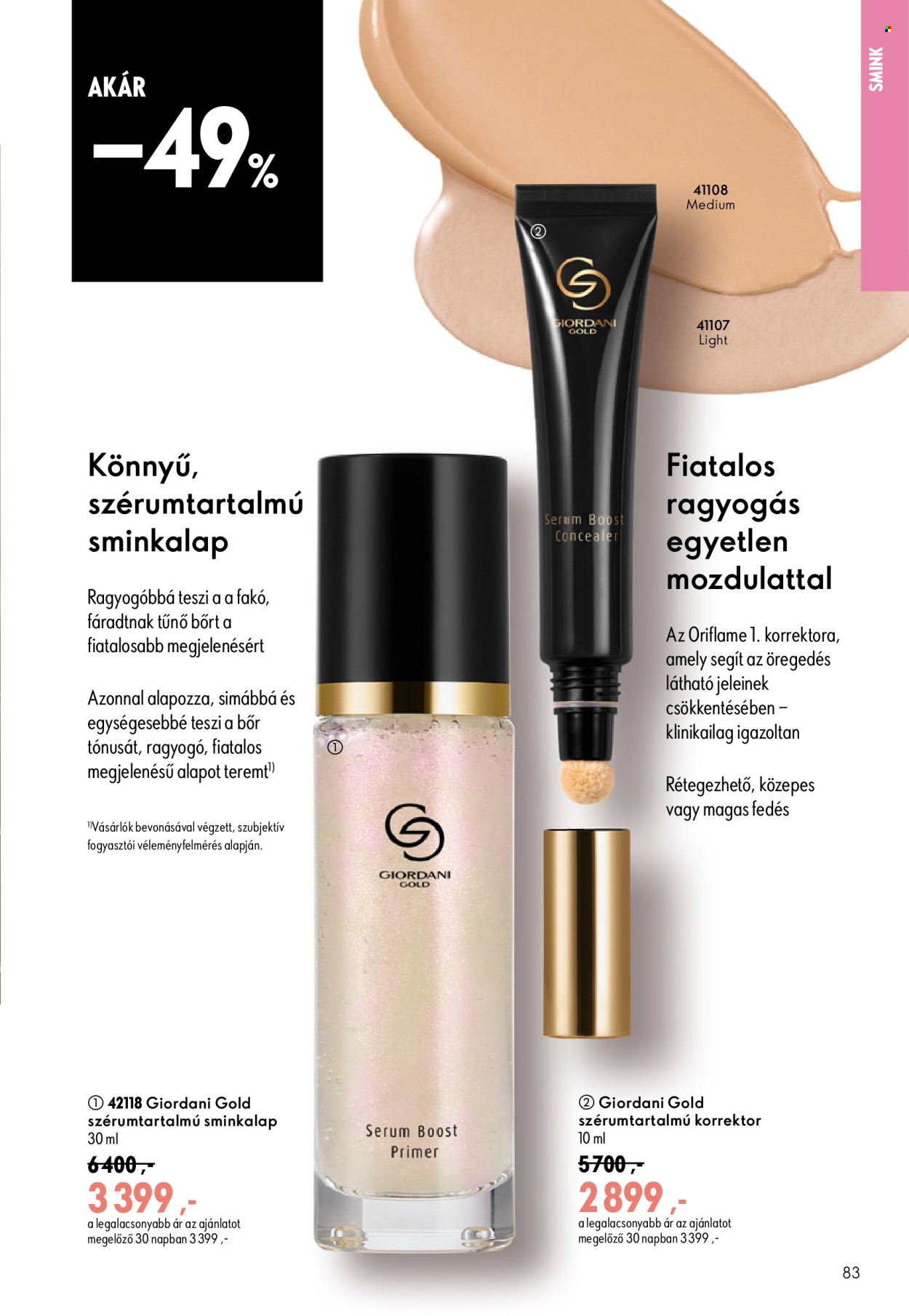 Oriflame akciós újság érvényes:  - 2026.08.19 - 2026.09.08. 83. oldal Oldal 83