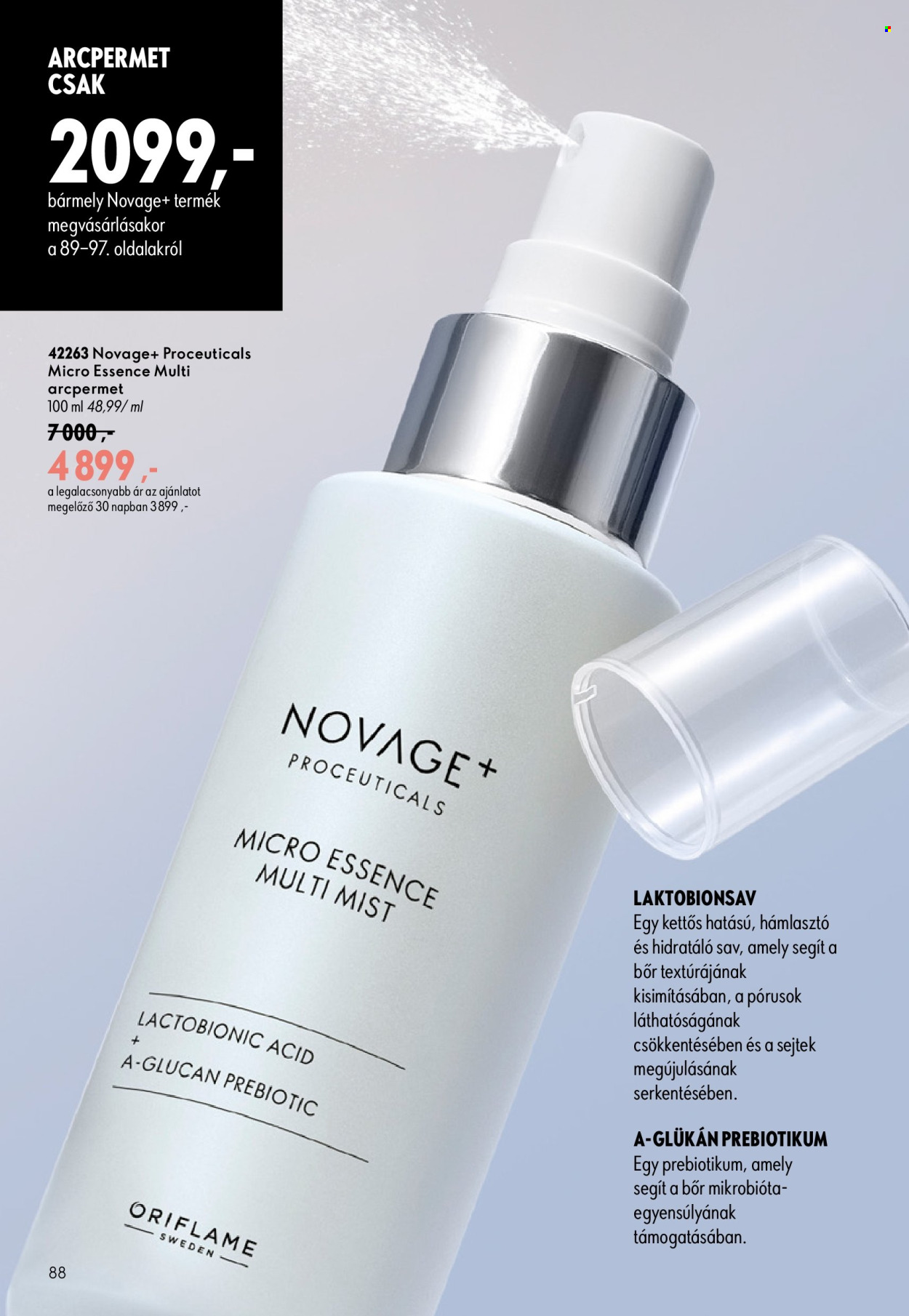 Oriflame akciós újság érvényes:  - 2026.08.19 - 2026.09.08. 88. oldal Oldal 88