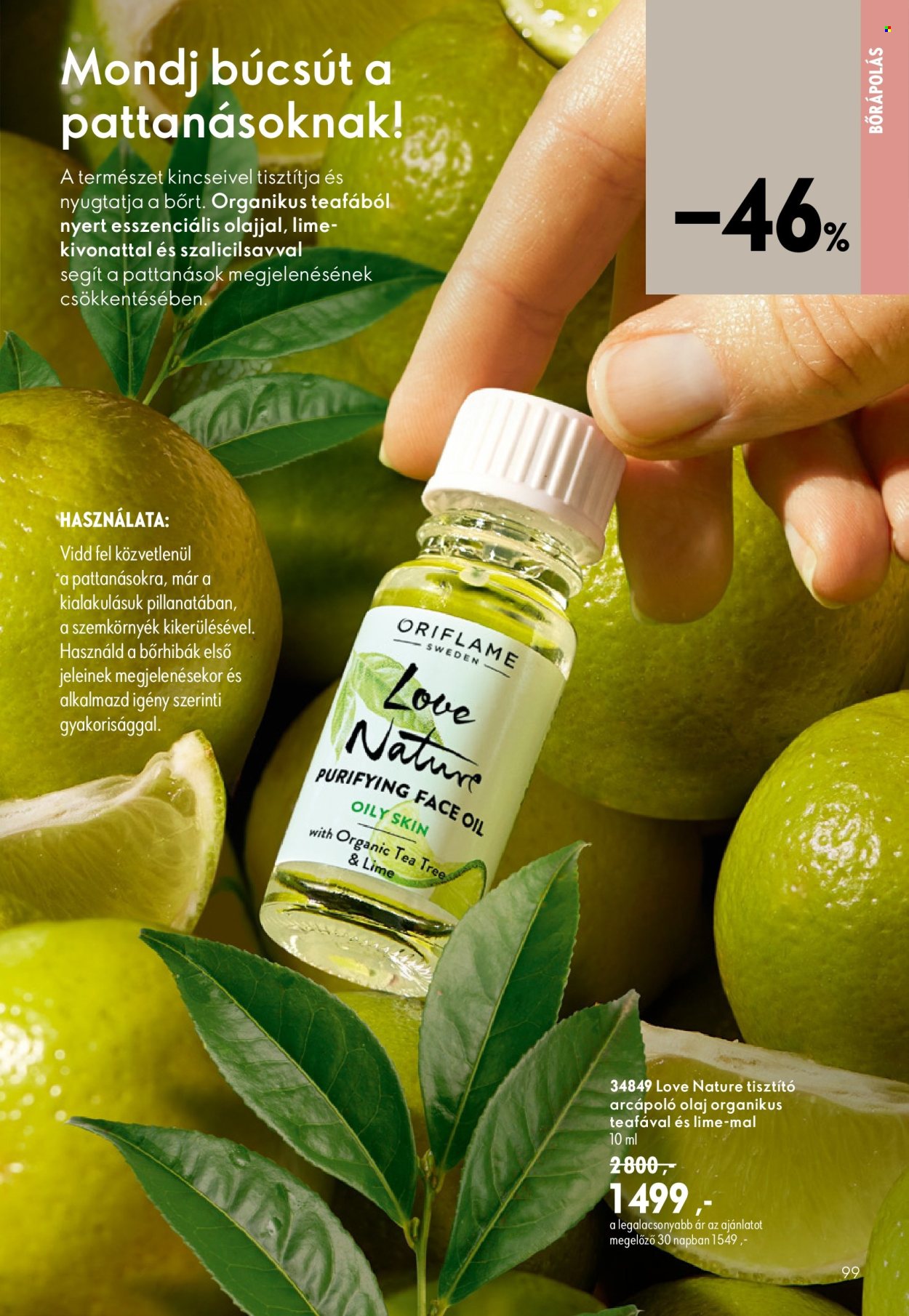 Oriflame akciós újság érvényes:  - 2026.08.19 - 2026.09.08. 99. oldal Oldal 99