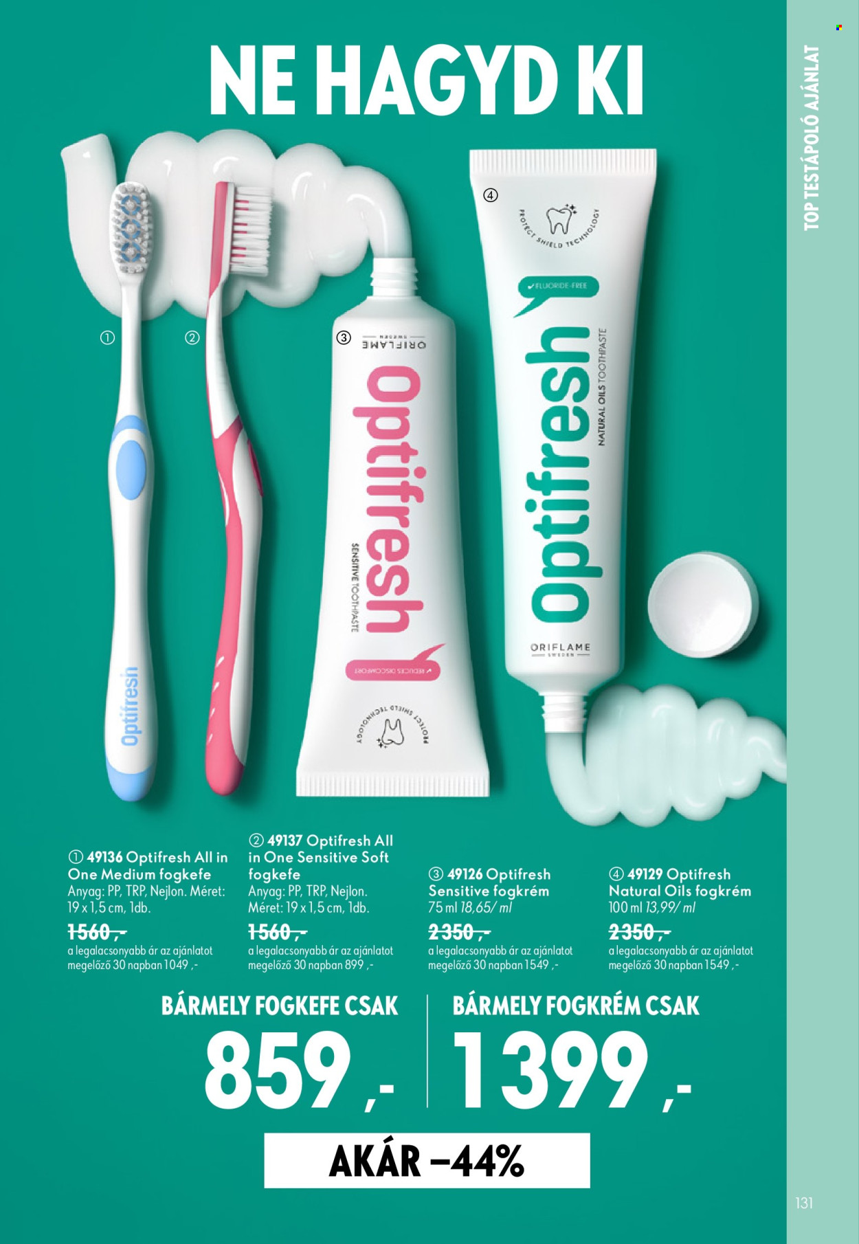 Oriflame akciós újság érvényes:  - 2026.08.19 - 2026.09.08. 131. oldal Oldal 131