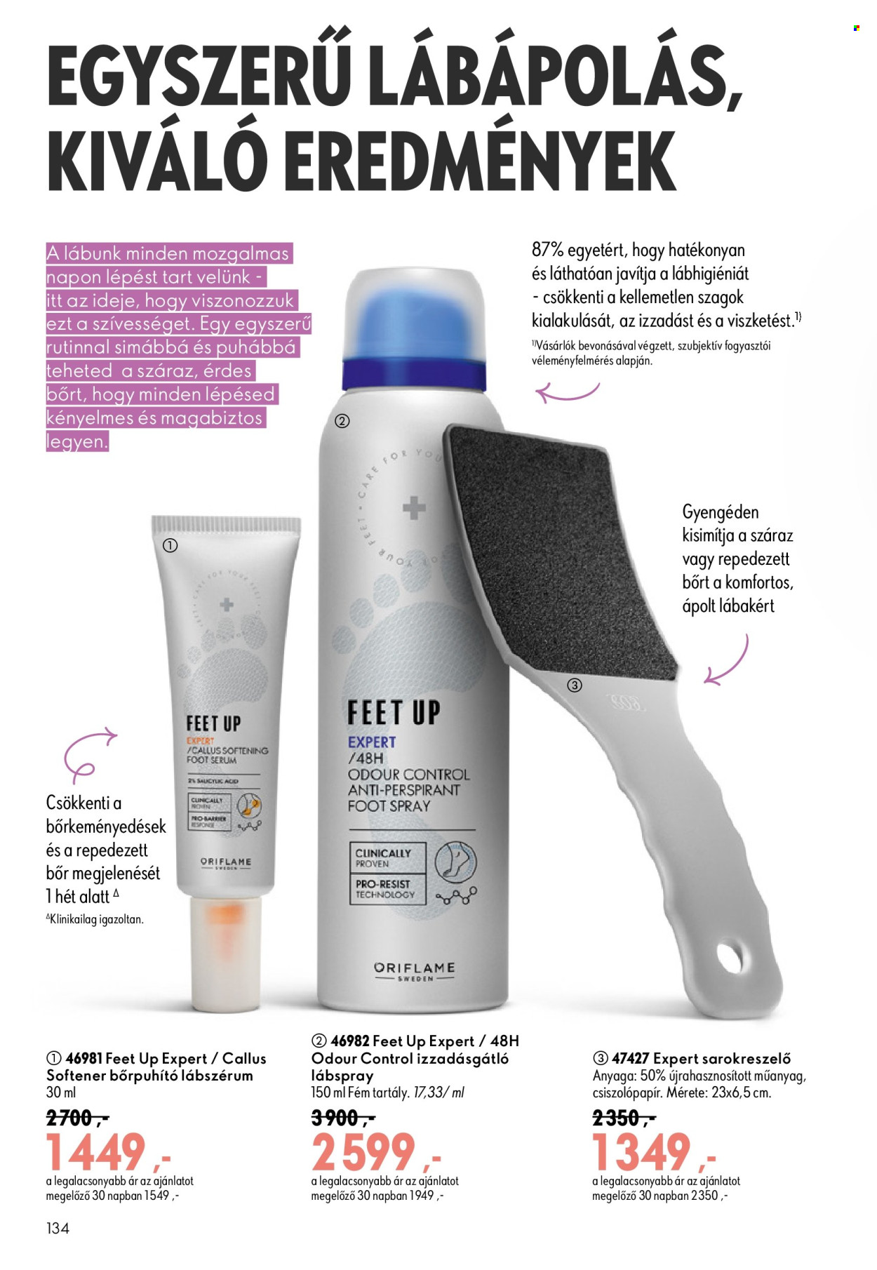 Oriflame akciós újság érvényes:  - 2026.08.19 - 2026.09.08. 134. oldal Oldal 134