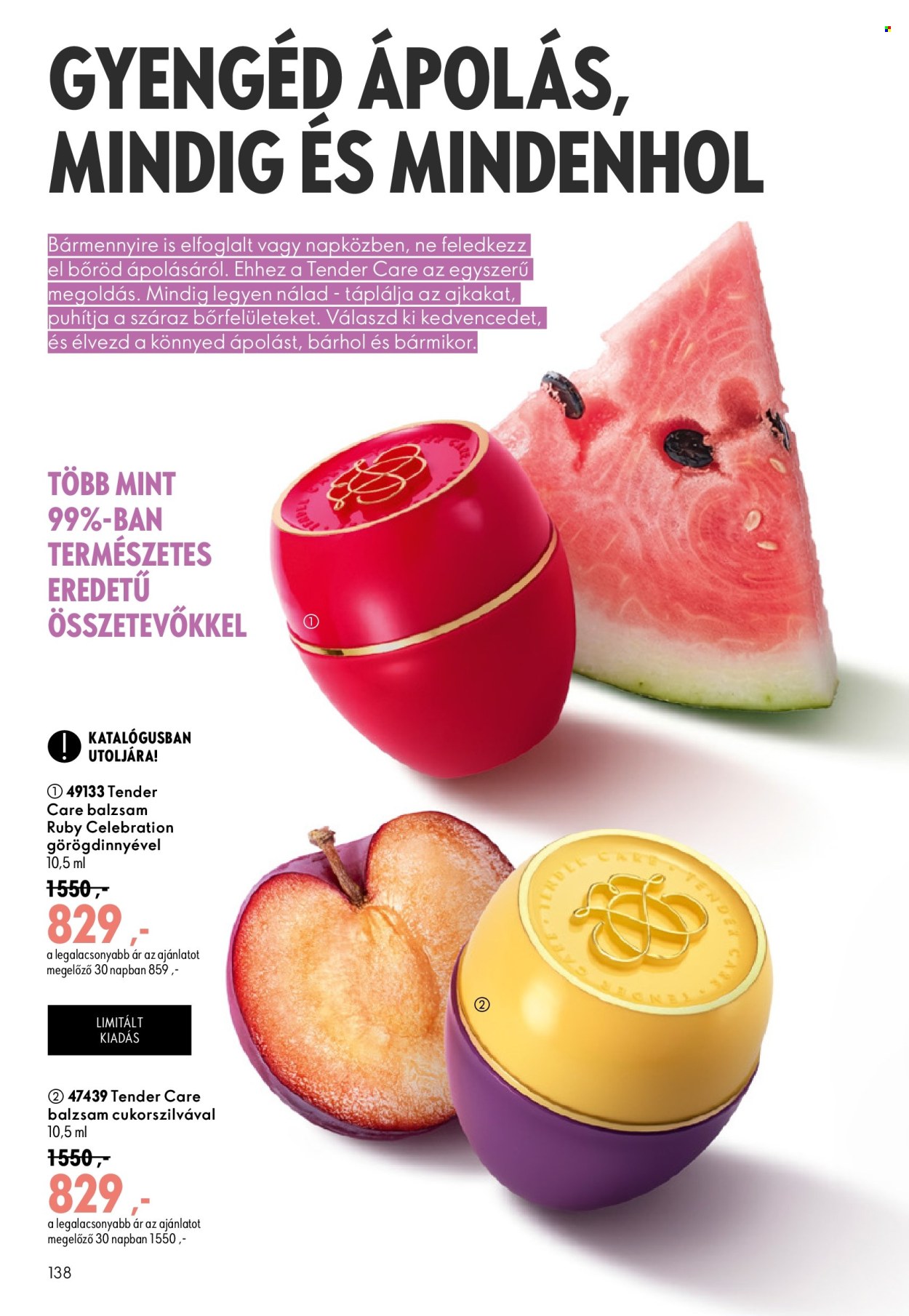 Oriflame akciós újság érvényes:  - 2026.08.19 - 2026.09.08. 138. oldal Oldal 138