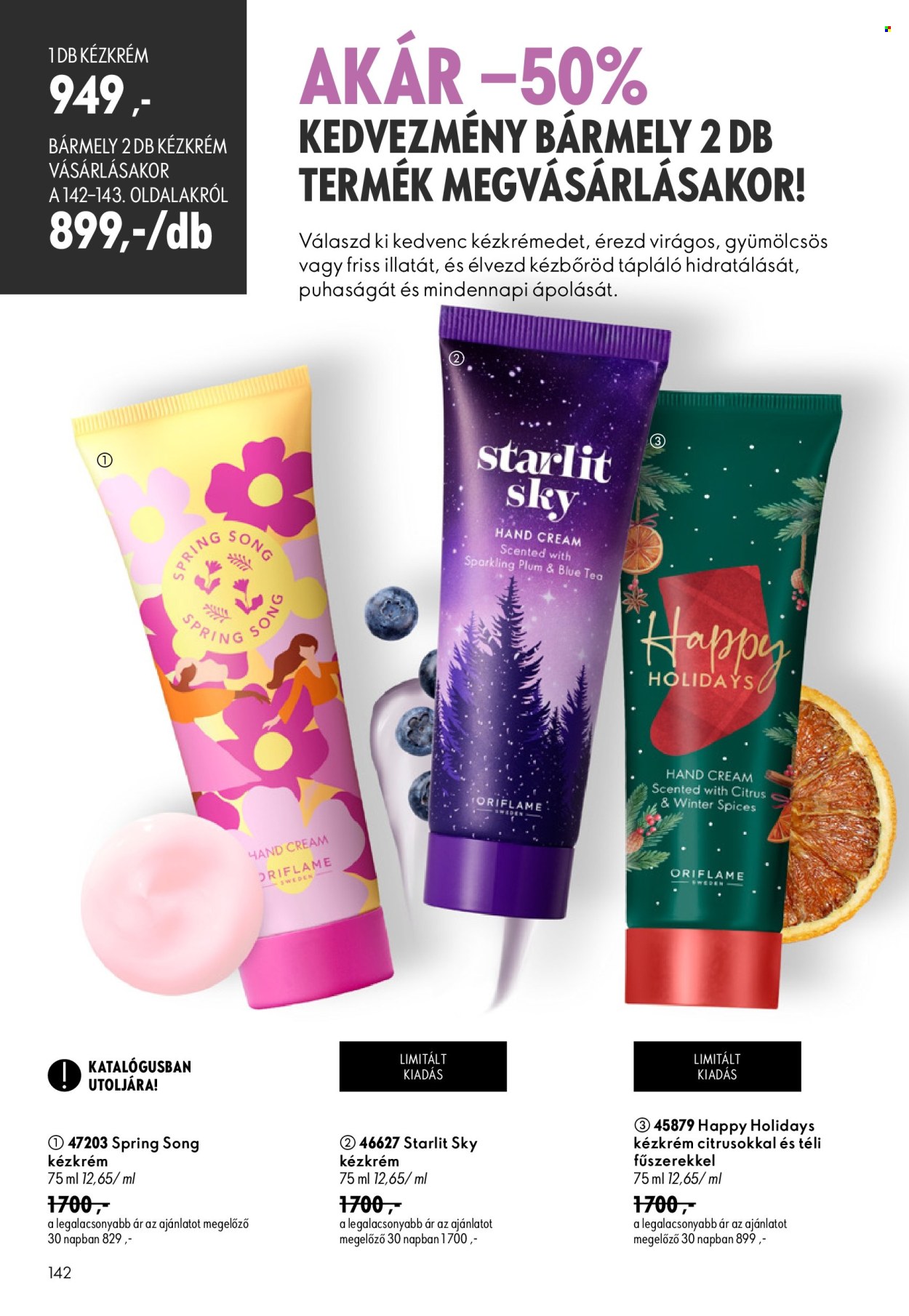 Oriflame akciós újság érvényes:  - 2026.08.19 - 2026.09.08. 142. oldal Oldal 142