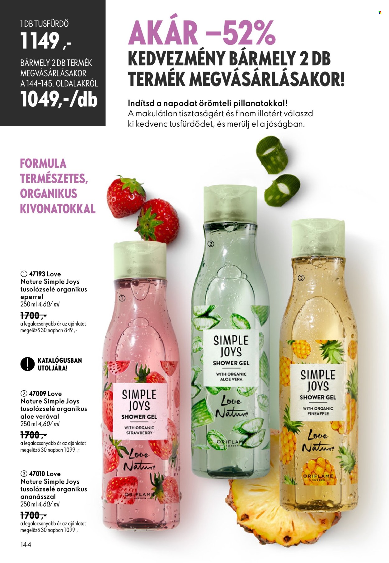 Oriflame akciós újság érvényes:  - 2026.08.19 - 2026.09.08. 144. oldal Oldal 144