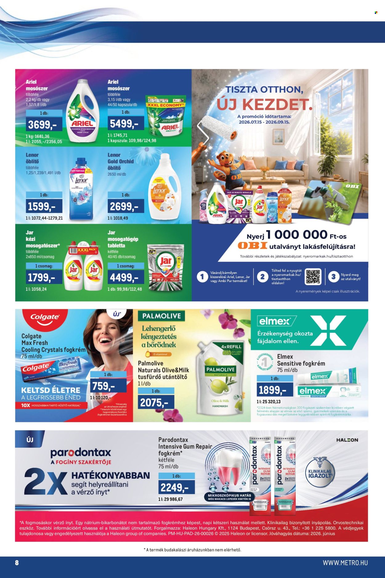 Metro akciós újság érvényes:  - 2026.08.17 - 2026.08.31. 8. oldal Oldal 8