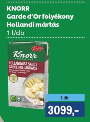 KNORR Garde d’Or folyékony hollandi mártás