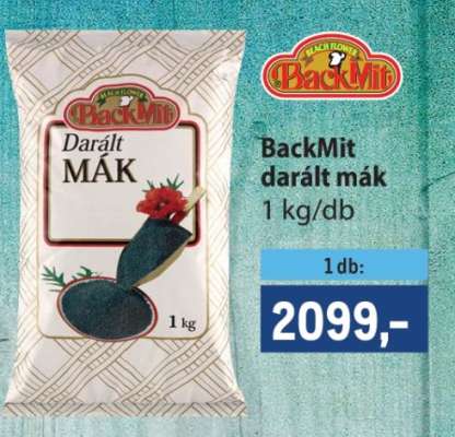 BackMit darált mák
