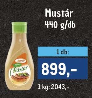 UNIVER﻿﻿ Mustár*