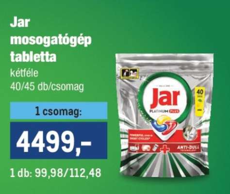 Jar Mosogatógép-tabletta
