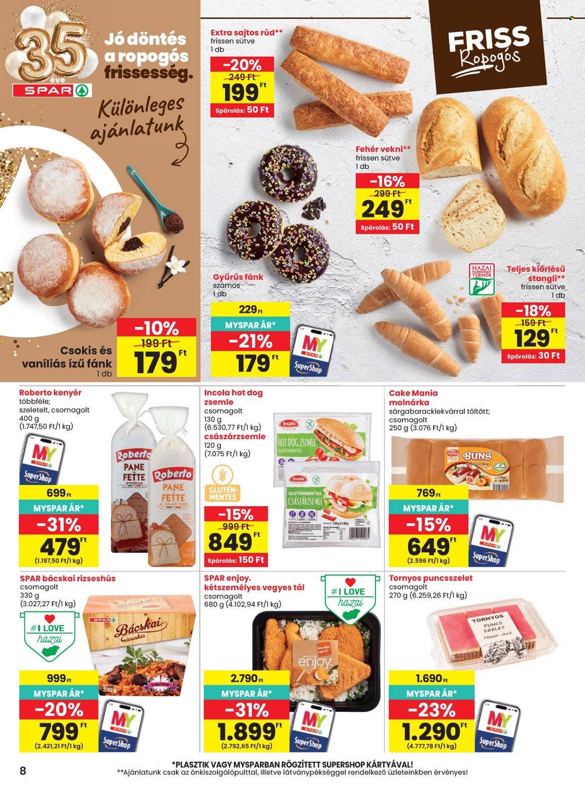 SPAR akciós újság érvényes:  - 2026.08.27 - 2026.09.02. 8. oldal Oldal 8