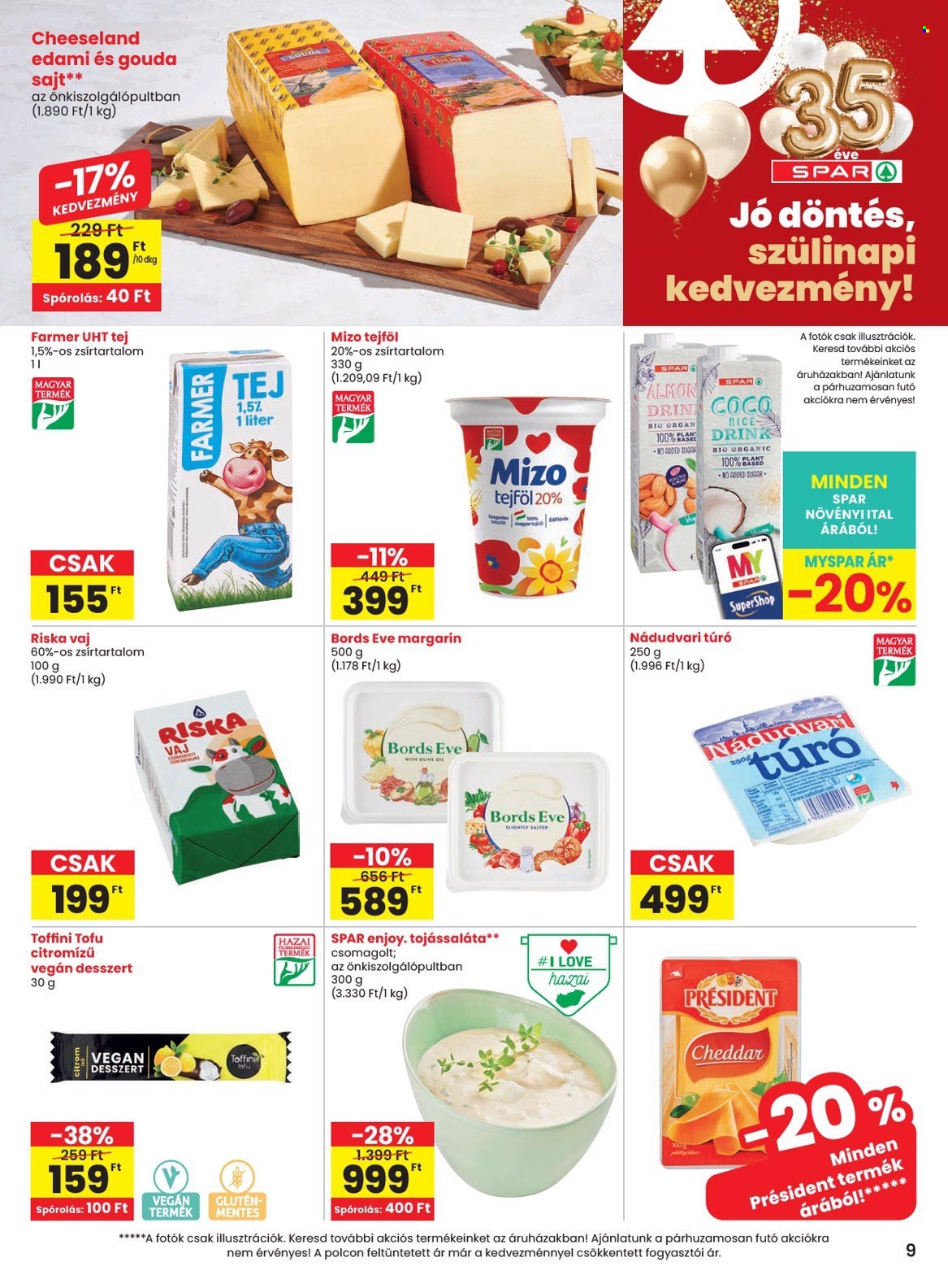 SPAR akciós újság érvényes:  - 2026.08.27 - 2026.09.02. 9. oldal Oldal 9