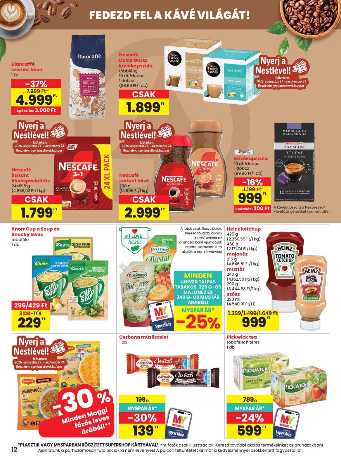 SPAR akciós újság érvényes:  - 2026.08.27 - 2026.09.02. 12. oldal Oldal 12